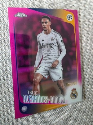 2025-26 Topps Chrome UCC Trent Alexander-Arnold Pink Parallel /250 Real Madrid