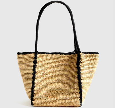 Madewell The Lexington Small Tote in Raffia   Women's Woven Handbag