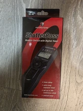 Pearstone Shutterboss Remote Switch with digital timer NEW for Nikon cameras