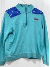 Vineyard Vines Shep Shirt Womens L Turquoise ...