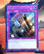 YuGiOh! Solemn Judgment RA02-EN075 1st Edition NM SCR