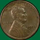 1923 Lincoln Wheat Cent Choice Almost Uncirculated AU+ Coin #40909