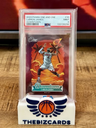 LeBron James #39 2024 Panini One and One Downtown card