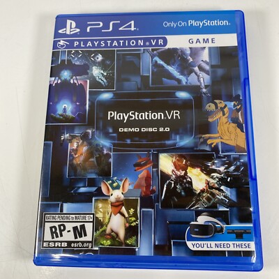 PS4 Playstation 4 VR Demo Disc Virtual Reality 
