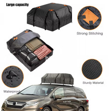 425L Waterproof Roof Cargo Bag Universal Car w/ Strap Travel Storage SUV Luggage