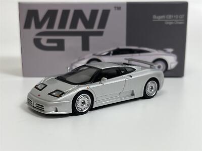 MINIGT ブガッティ 10台 Bugatti EB1 10 GT Grigio Chiaro LHD 1:64 Scale Mini GT
