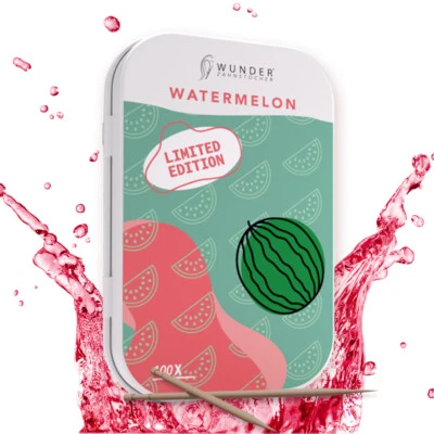 Wunder Zahnstocher - Zahnstocher mit Geschmack Wassermelone