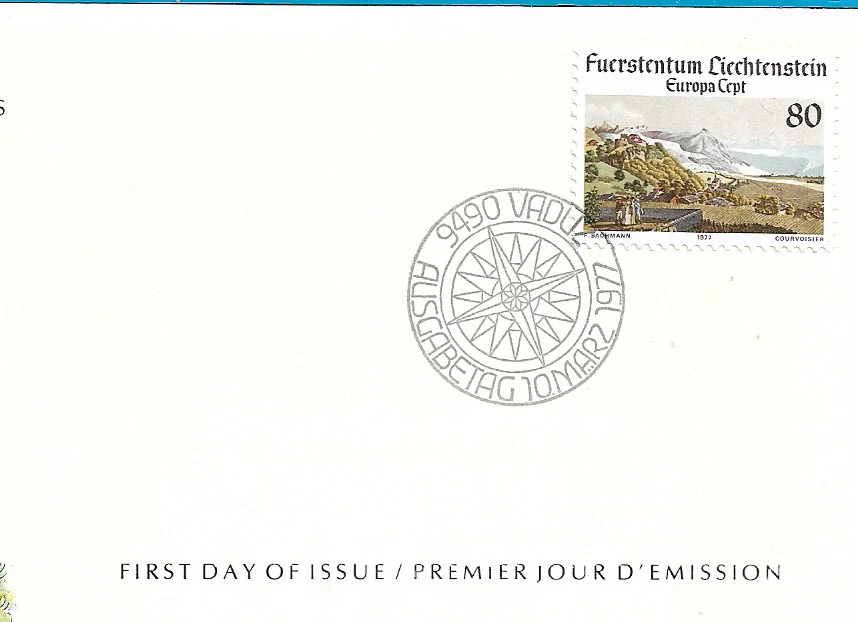 Liechtenstein 1977 First Day of Issue Europa Cept 1x Authenticated 12-301 - Image 4 of 4