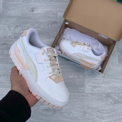 PUMA Wildleder Cali Dream Colorpop Damen-Plateau-Turnschuhe Turnschuhe [387459-02]