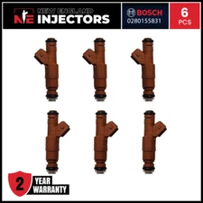 Flow Matched Jeep Upgrade 4.0L Bosch Type III Fuel Injector Set 6 30LB EV1