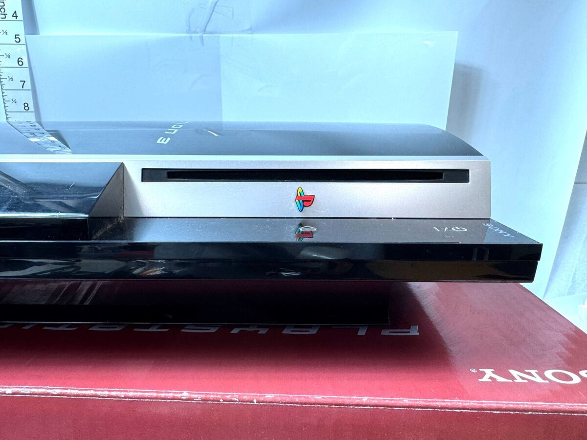 SONY PLAYSTATION 3 PS3 CONSOLE BLACK CECHH 40GB TEST WORKING SONY PLAYSTATION 3 PS3 CONSOLE BLACK CECHH 40GB TEST WORKING