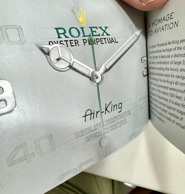 Authentic ROLEX Air King 116900 126900 Watch Box FULL SET Booklet