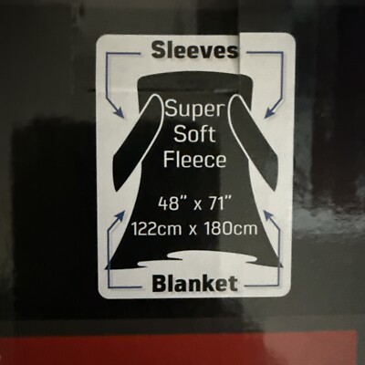 STAR WARS Comfy Throw Blanket with Sleeves, Adult-48 x 71 Inches