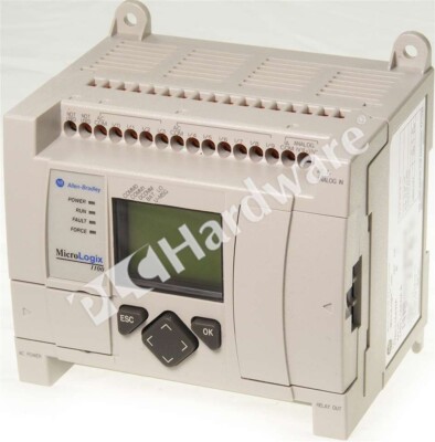 Allen Bradley 1763-L16AWA /B MicroLogix 1100 120/240VAC Small Logic Controller