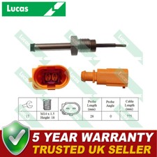For VW Audi Seat Skoda 2.0 TDi Lucas Exhaust Gas Temperature Sensor LGS7037PV
