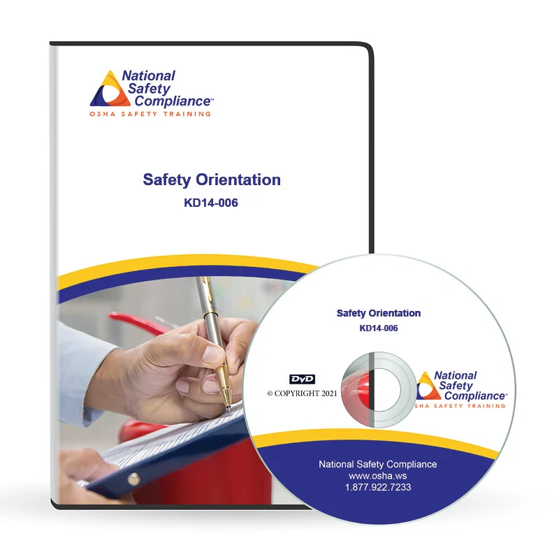 NATIONAL SAFETY COMPLIANCE Safety Orientation DVD Training Kit for General Industry