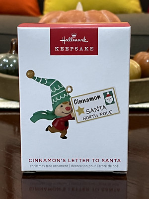NIB 2023 Hallmark CINNAMON'S LETTER TO SANTA Limited Edition Ornament