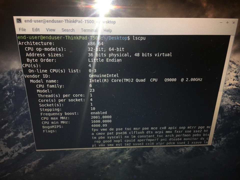 PLEASE READ Lenovo T500 Quad core laptop libre boot GNU boot, - Image 2 of 4