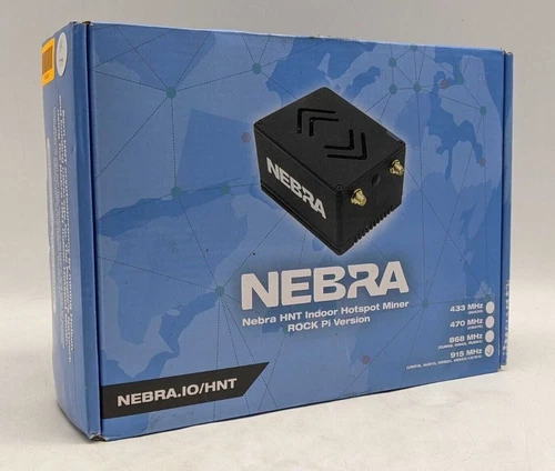 Nebra HNT Indoor Hotspot Miner ROCK Pi Version US915 BRAND NEW SEALED!!!