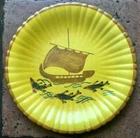 Rare Stangl Art Pottery  Seaworthy  10" vase plate