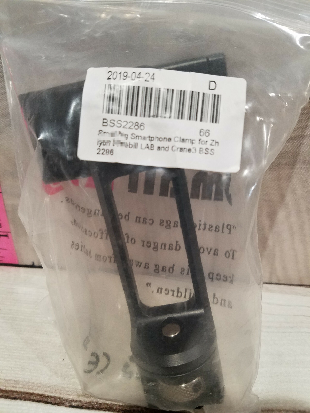 SMARTPHONE CLAMP MOUNT FOR ZHILYUM WEEBILL LAB CRANE3 FITS BSS2286 READ-image
