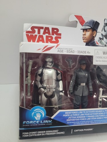 Star Wars Action Figure Last Jedi Captain Phasma FINN Force Link 2017 - Picture 2 of 4