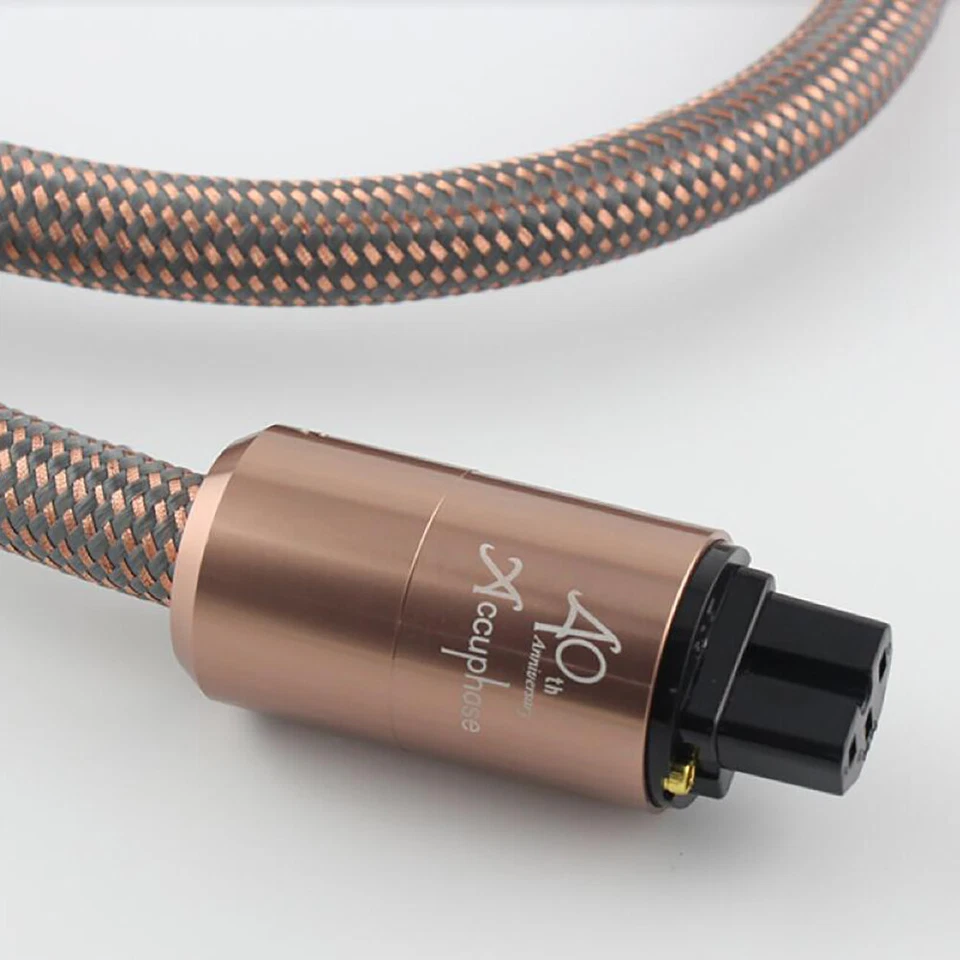 Schuko Power Cable Audio US Standard Power Plug HIFI AC Power Cord Interconnects - Image 4 of 4