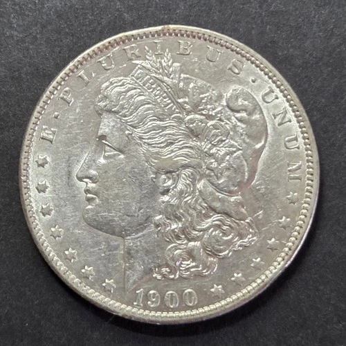 1900- O/CC Morgan Dollar, AU Cleaned