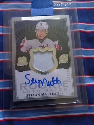 2014 UD THE CUP STEFAN MATTEAU #113 ROOKIE AUTO PATCH 50/249
