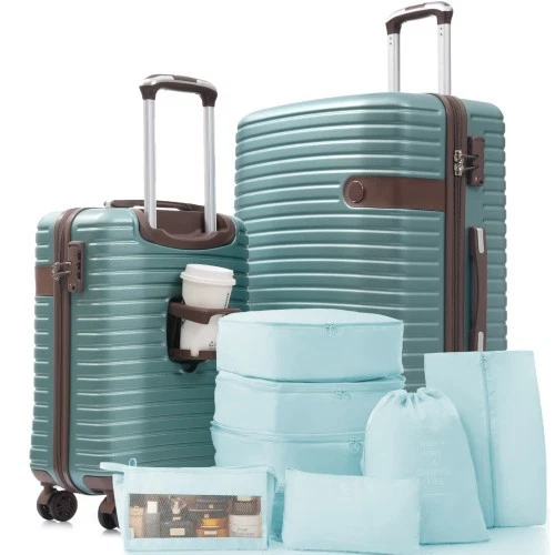 Hardshell Luggage Set with TSA Lock Lightweight Durable Travel for Women/Men~ - Image 2 of 4