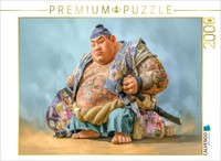 Calvendo Puzzle Sumoringer Karikaturen | 2000 Teile Lege-GrößE 90 × 67 Cm Foto-P