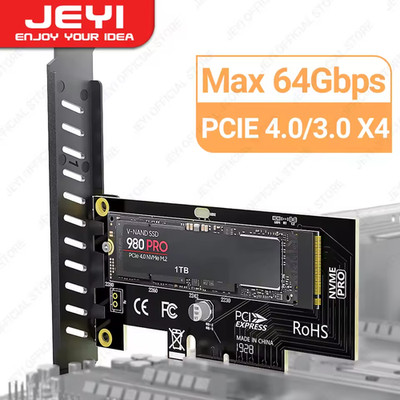 M.2 M2 NVMe SSD zu PCI-E PCI-Express PCIe x4 Adapter Konverter Karte M, M+B Key