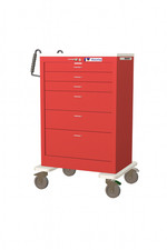 Waterloo X-Tall 6-Drawer Steel Emergency Cart