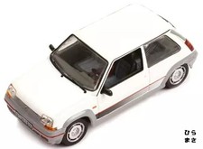 1/43 Renault 5 GT Turbo 1985 White Diecast Car Defect