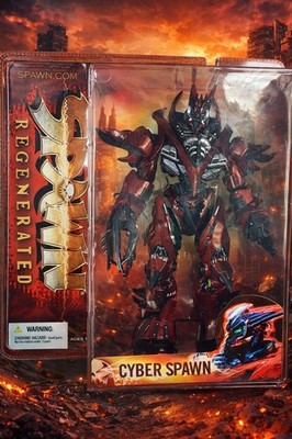 Cyber Spawn   Spawn Regenerated Series 28 Action Figure (McFarlane Toys)   NEW