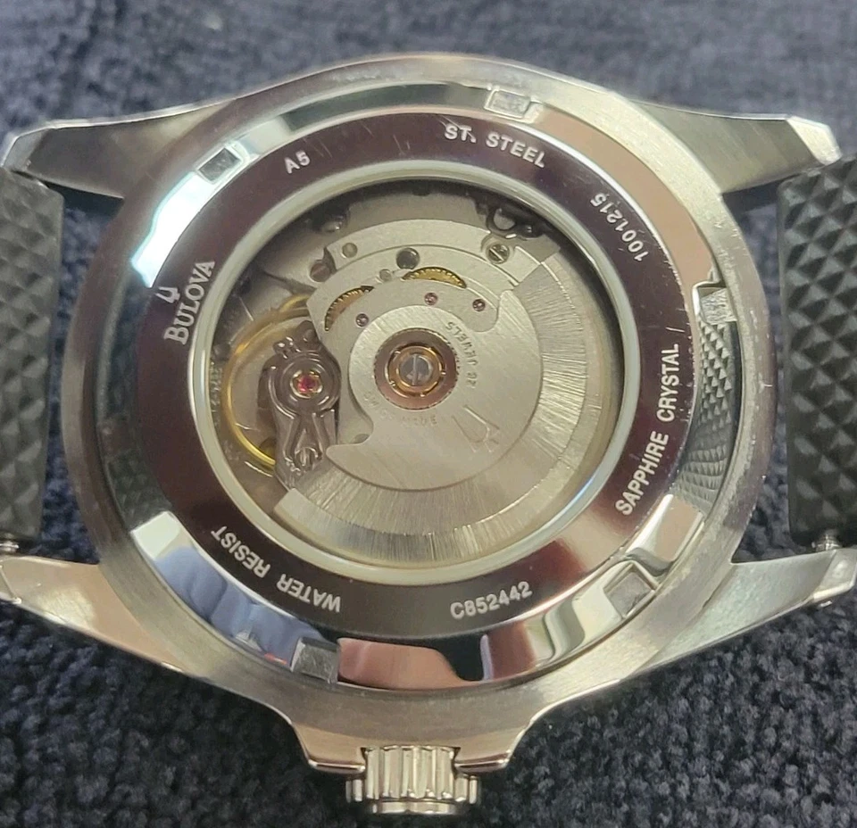 Bulova Apple Accutron RARO 28B80 Zafiro Acero Inoxidable C852447 2824 Foto 4 de 4