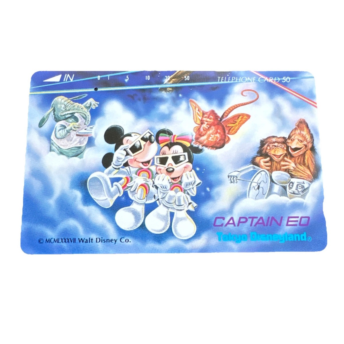 CAPTAIN EO Michael Jackson Telephone Phone Card 50 JAPAN NTT MJ
