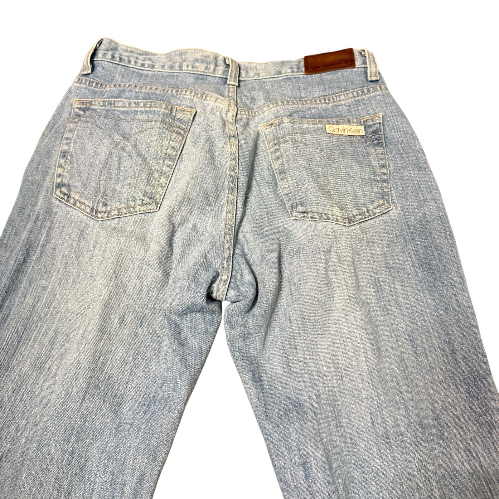 Vintage 90s Calvin Klein High Rise Boot Cut Jeans Iconic Denim thumbnail 9