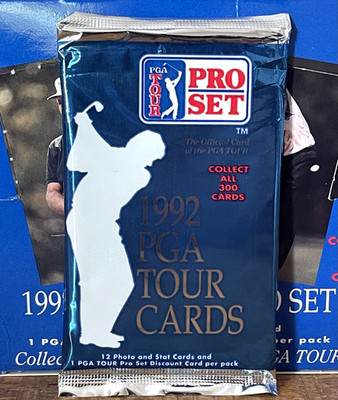 1992 PRO SET PGA TOUR     PACK 13 Cards BERNHARD LANGER VIJAJ SINGH RC? OVP