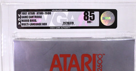 Mario Bros. Atari 2600 Brand New 1983 Factory Sealed VGA Graded 85 Silver Box