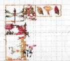 LAST CHANCE!  Autumn Sampler Cross Stitch Kit - Partially Stitched — photo 3