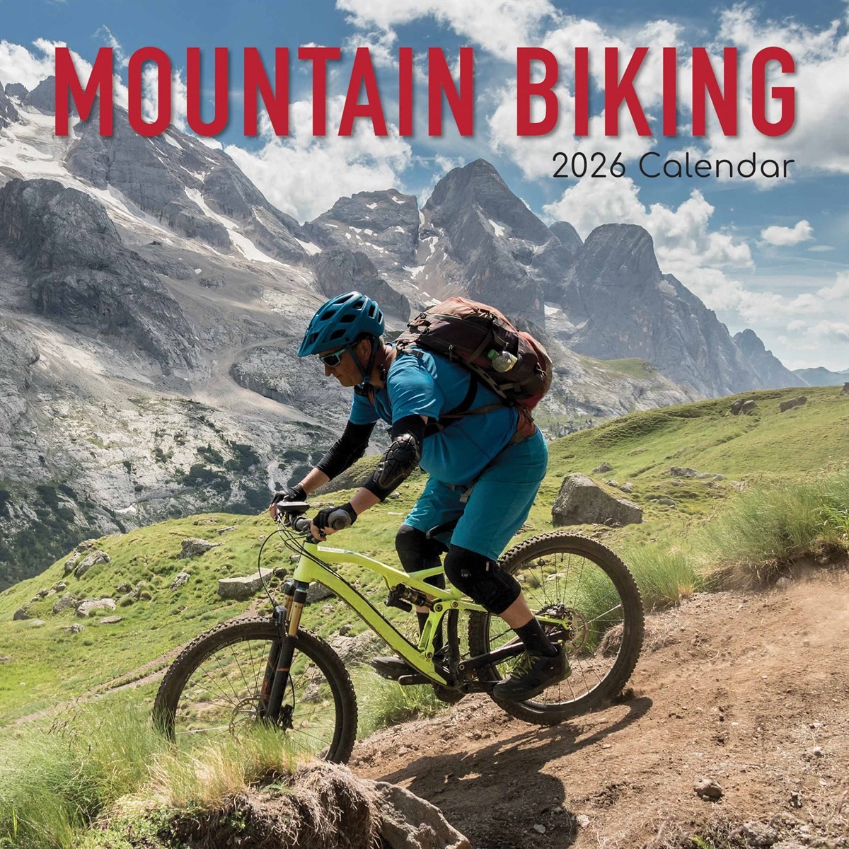 Mountain Biking Calendar 2026, Wall Calendars, Month To View, Sports, Gift