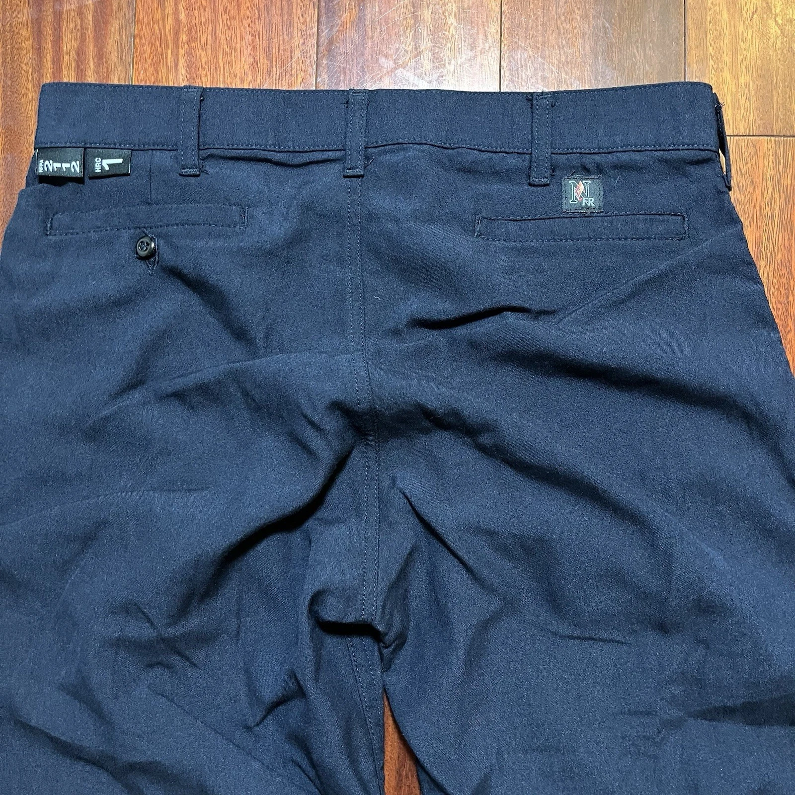 NeeseWear FR Pants Mens 34 (36x31) Navy Blue Mechanic Oil Rig Workwear Light Cat - product detail image 4