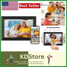 10.1 Inch WiFi Digital Photo Frame IPS HD Touch Screen Slideshow Auto-Rotate