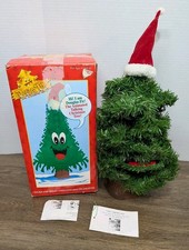 Gemmy 1996 24" Douglas Fir Talking Animated Christmas Tree Vintage - Tested 