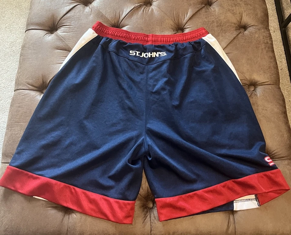 ‼️ Vintage Original Jordan Brand St. John’s University Red Storm ⛈️🏀 Shorts 2X - Image 4 of 4