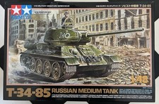 Tamiya 32599 Russian Medium Tank T34 85 1/48 Scale Military Model Kit