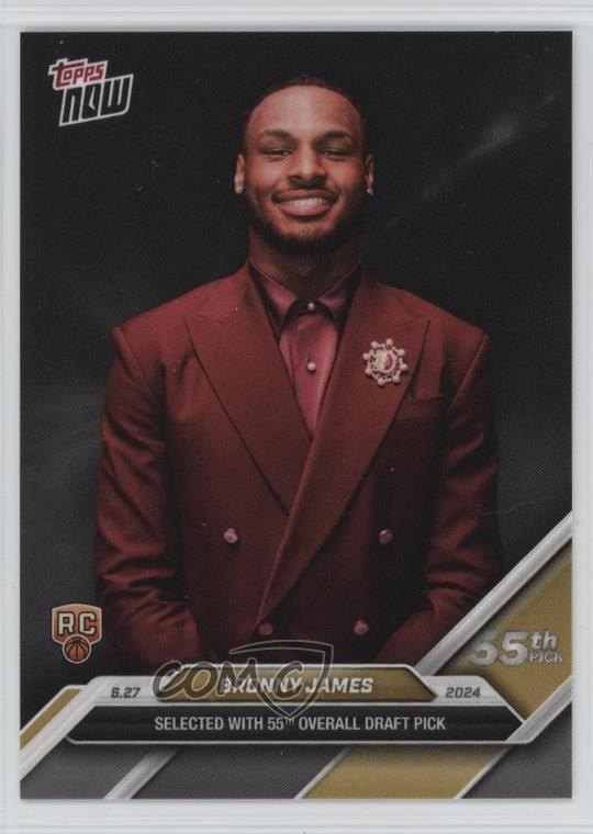 2024 Topps Now Draft Online Exclusive /5814 Bronny James #D-9 Rookie RC 1u5y