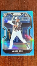 2021 Panini Prizm - Tier III Jorge Ona #209 Carolina Blue Prizm (RC)