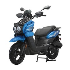 X-PRO TANK 200 EFI Scooter Adult Gas Moped with 12" Alloy Wheels, LED Lights